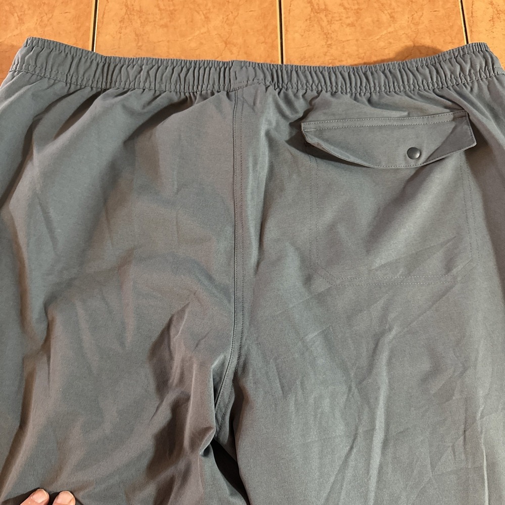 L.L Bean Blue Stretch Pants Mens Sz XL 30" Inseam Elastrell Sorona Performance - Picture 8 of 12